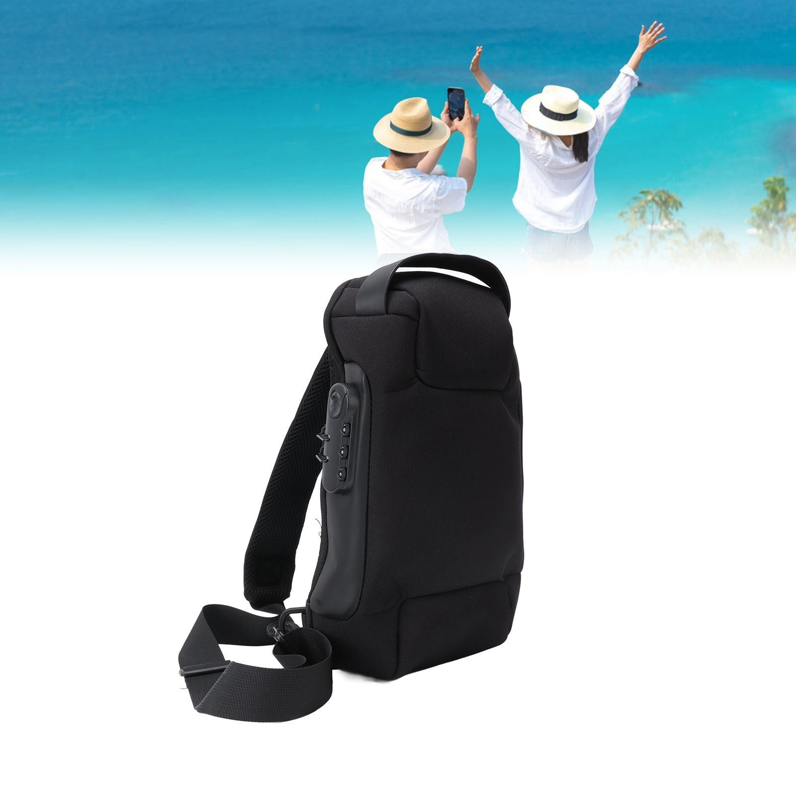 กระเป๋าสะพายไหล่ผ้าอ็อกซ์ฟอร์ด - Sling Backpack Shoulder บทวิจารณ์และราคา