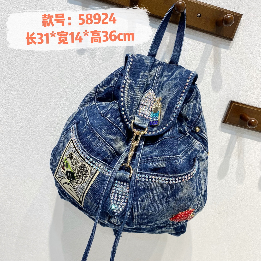 IPinee Luxury Denim กระเป๋าเป้ - Travel Backpack Anti Theft บทวิจารณ์และราคา